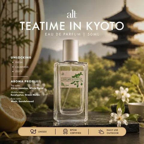 ALT Perfumery - Teatime in Kyoto EDP 50ml | Fresh Citrus Unisex Perfume