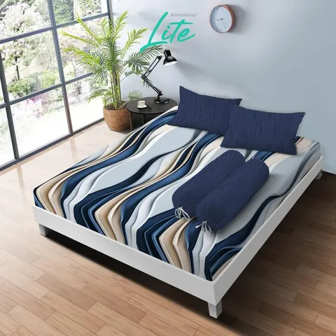 Kintakun Sprei Set LITE 100/120/160/180 Special Minimalis Bunga Microfiber Tinggi 20 cm - Multuvariant