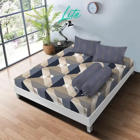 Kintakun Sprei Set LITE 100/120/160/180 Special Minimalis Bunga Microfiber Tinggi 20 cm - Multuvariant