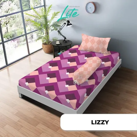 Kintakun Sprei Set LITE 100/120/160/180 Special Minimalis Bunga Microfiber Tinggi 20 cm - Multuvariant