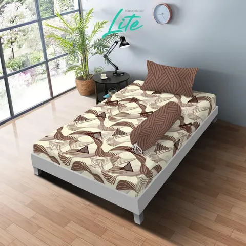 Kintakun Sprei Set LITE 100/120/160/180 Special Minimalis Bunga Microfiber Tinggi 20 cm - Multuvariant