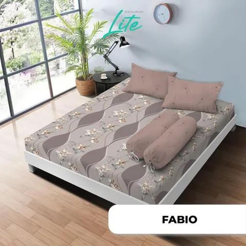 Kintakun Sprei Set LITE 100/120/160/180 Special Minimalis Bunga Microfiber Tinggi 20 cm - Multuvariant