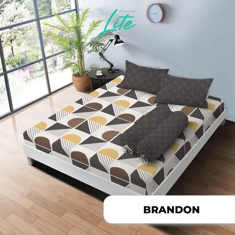 Kintakun Sprei Set LITE 100/120/160/180 Special Minimalis Bunga Microfiber Tinggi 20 cm - Multuvariant