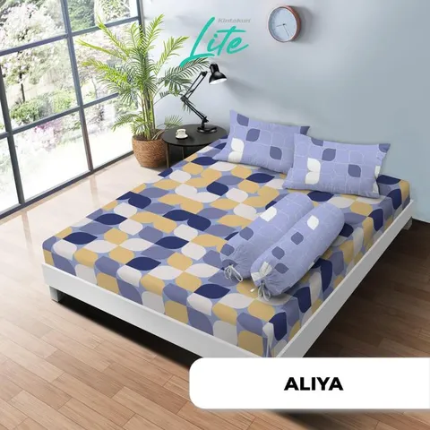 Kintakun Sprei Set LITE 100/120/160/180 Special Minimalis Bunga Microfiber Tinggi 20 cm - Multuvariant