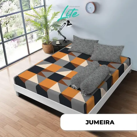 Kintakun Sprei Set LITE 100/120/160/180 Special Minimalis Bunga Microfiber Tinggi 20 cm - Multuvariant
