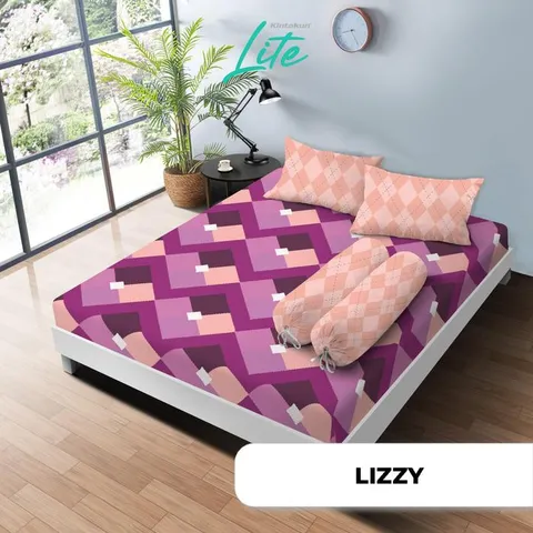 Kintakun Sprei Set LITE 100/120/160/180 Special Minimalis Bunga Microfiber Tinggi 20 cm - Multuvariant