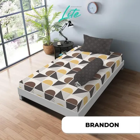 Kintakun Sprei Set LITE 100/120/160/180 Special Minimalis Bunga Microfiber Tinggi 20 cm - Multuvariant