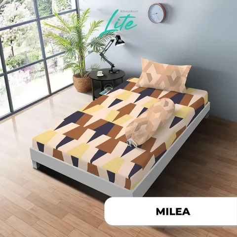 Kintakun Sprei Set LITE 100/120/160/180 Special Minimalis Bunga Microfiber Tinggi 20 cm - Multuvariant