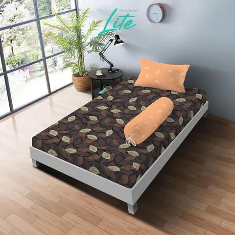 Kintakun Sprei Set LITE 100/120/160/180 Special Minimalis Bunga Microfiber Tinggi 20 cm - Multuvariant