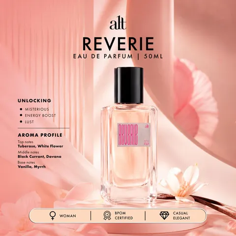 ALT Perfumery - Reverie EDP 50ml | Sweet Floral Soft Vanilla Perfume