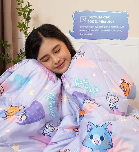 Kintakun Tom And Jerry Gokko Series Travel Blanket 150 x 200 Dluxe Microfiber
