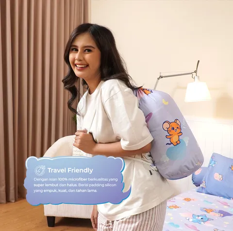 Kintakun Tom And Jerry Gokko Series Travel Blanket 150 x 200 Dluxe Microfiber