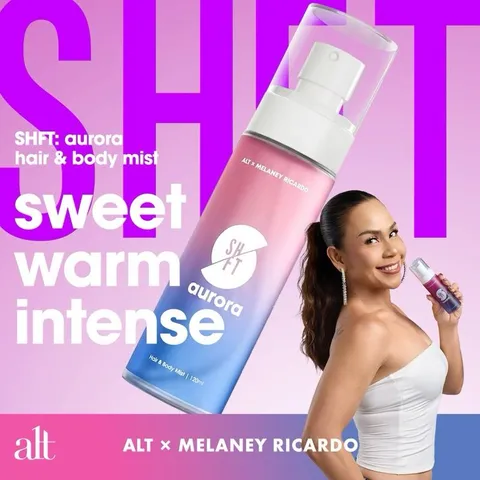 ALT Perfumery - ALT x Melaney Ricardo SHFT Aurora Hair & Body Mist 120ml | Sweet Warm Spicy
