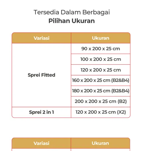 [NEW ARRIVAL'] - Sprei Hi-Breath 100/120/160/180 Kintakun DLUXE Tinggi 25cm Microtex – Lembut, Adem & double karet - Multivariant