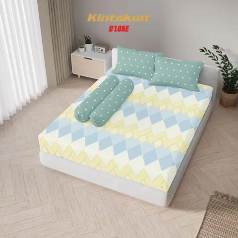 [NEW ARRIVAL'] - Sprei Hi-Breath 100/120/160/180 Kintakun DLUXE Tinggi 25cm Microtex – Lembut, Adem & double karet - Multivariant