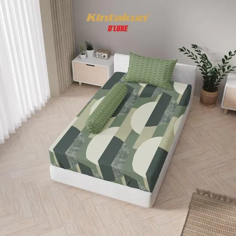 [NEW ARRIVAL'] - Sprei Hi-Breath 100/120/160/180 Kintakun DLUXE Tinggi 25cm Microtex – Lembut, Adem & double karet - Multivariant