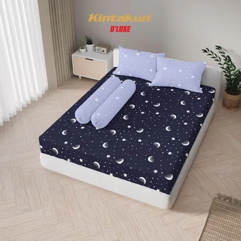 [NEW ARRIVAL'] - Sprei Hi-Breath 100/120/160/180 Kintakun DLUXE Tinggi 25cm Microtex – Lembut, Adem & double karet - Multivariant
