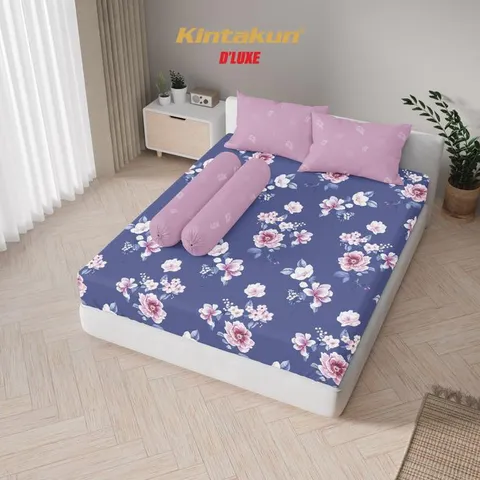 [NEW ARRIVAL'] - Sprei Hi-Breath 100/120/160/180 Kintakun DLUXE Tinggi 25cm Microtex – Lembut, Adem & double karet - Multivariant