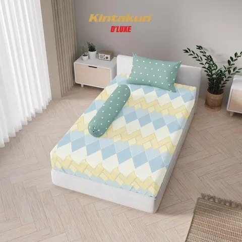 [NEW ARRIVAL'] - Sprei Hi-Breath 100/120/160/180 Kintakun DLUXE Tinggi 25cm Microtex – Lembut, Adem & double karet - Multivariant