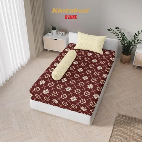 [NEW ARRIVAL'] - Sprei Hi-Breath 100/120/160/180 Kintakun DLUXE Tinggi 25cm Microtex – Lembut, Adem & double karet - Multivariant