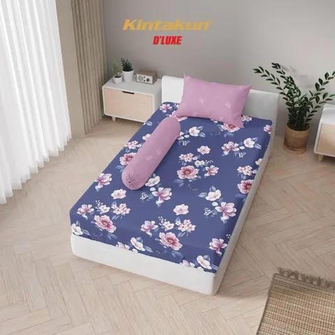 [NEW ARRIVAL'] - Sprei Hi-Breath 100/120/160/180 Kintakun DLUXE Tinggi 25cm Microtex – Lembut, Adem & double karet - Multivariant