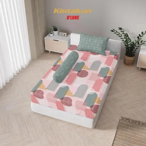 [NEW ARRIVAL'] - Sprei Hi-Breath 100/120/160/180 Kintakun DLUXE Tinggi 25cm Microtex – Lembut, Adem & double karet - Multivariant