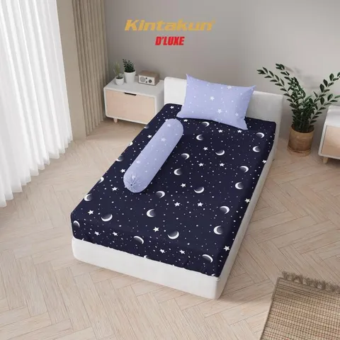 [NEW ARRIVAL'] - Sprei Hi-Breath 100/120/160/180 Kintakun DLUXE Tinggi 25cm Microtex – Lembut, Adem & double karet - Multivariant