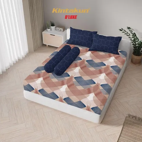 [NEW ARRIVAL'] - Sprei Hi-Breath 100/120/160/180 Kintakun DLUXE Tinggi 25cm Microtex – Lembut, Adem & double karet - Multivariant