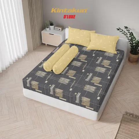[NEW ARRIVAL'] - Sprei Hi-Breath 100/120/160/180 Kintakun DLUXE Tinggi 25cm Microtex – Lembut, Adem & double karet - Multivariant