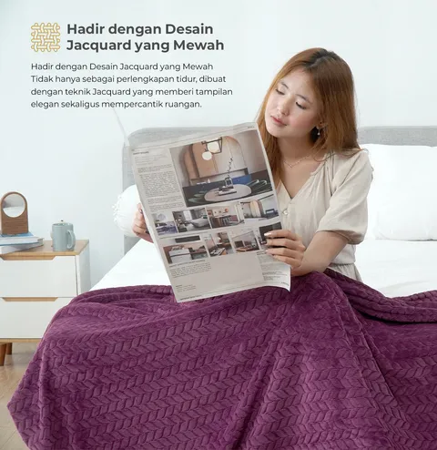 [RESTOCK!!] Kintakun Selimut Lembut & Mewah Luxury 160x200cm Colourfull