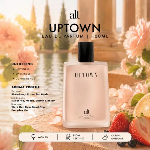ALT Perfumery - Uptown EDP 100ml | Fruity Sweet Fresh Women Perfume - Feminine Scent | UPTOWN