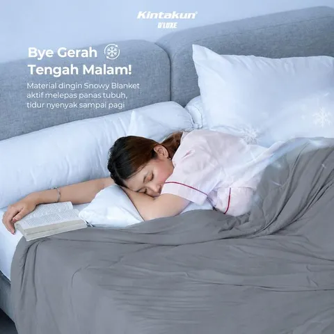 [NEW] Kintakun Dluxe Selimut Dingin Anti Gerah Snowy Blanket 150 x 200 cm Multivarian