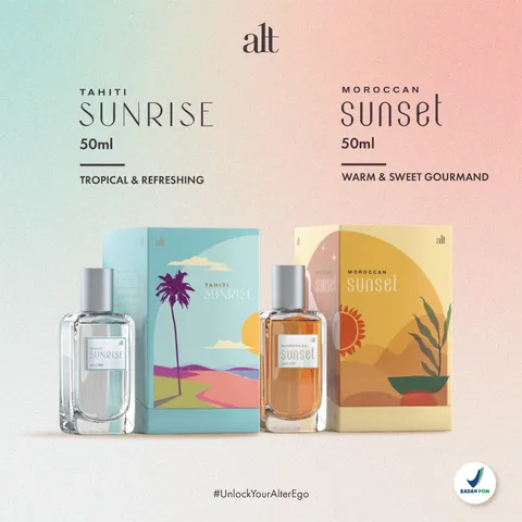 ALT Perfumery - Sun Series EDP 50ml | Bundling Get 2 Exclusive Perfume - Neroli + Tropical