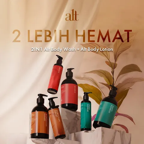 ALT Perfumery - Wash + Lotion Body Care Bundle 2in1 - MOROCCAN SUNSET